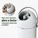 Lixeira Pet Rotina Anti-Odor™ 10L + 40 Sacos de lixo Perfume Lavanda