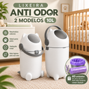 Lixeira Pet Rotina Anti-Odor™ 10L + 40 Sacos de lixo Perfume Lavanda