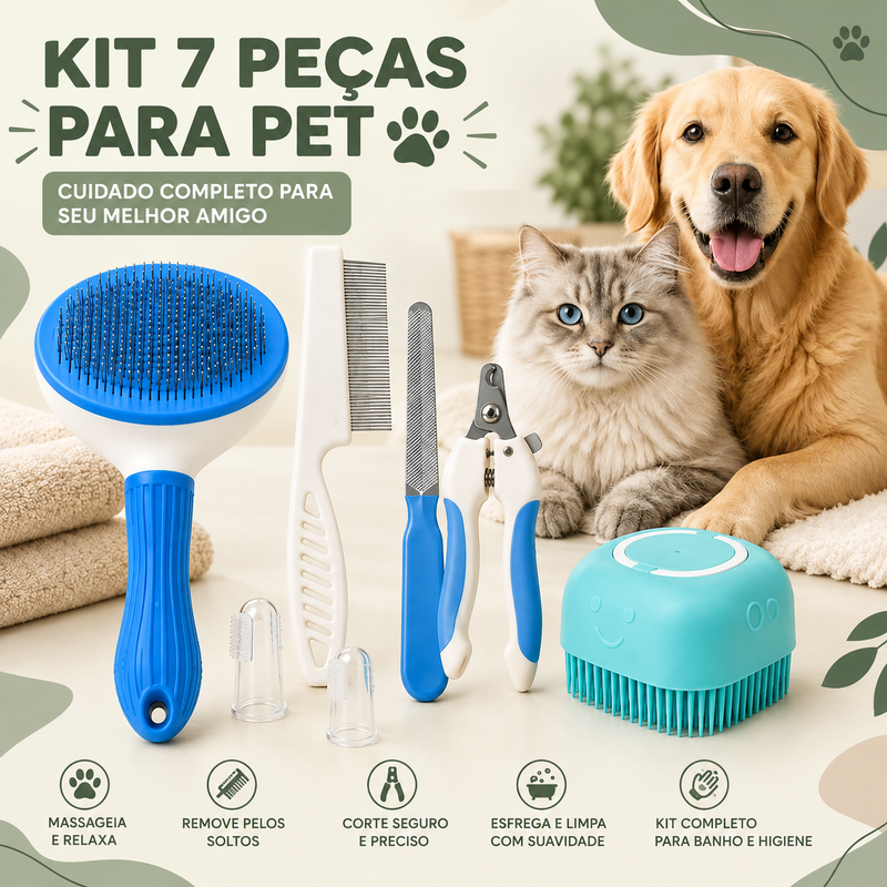 Kit Pet Rotina Care™ 7 em 1.