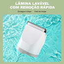Lâmina lavável e fácil de limpar — Pet Rotina Groom 4 em 1