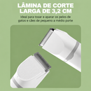 Lâmina de corte larga de 3,2 cm para aparar pelos — Pet Rotina Groom 4 em 1