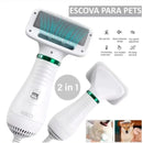 Escova Secadora Pet 2 em 1-  🪮🐾