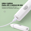 Carregamento USB Tipo C e autonomia informada — Pet Rotina Groom 4 em 1
